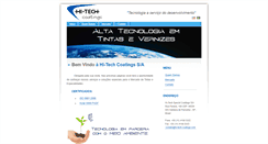 Desktop Screenshot of hi-tech-coatings.com